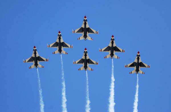 USAF Thunderbirds - Six Ship Delta